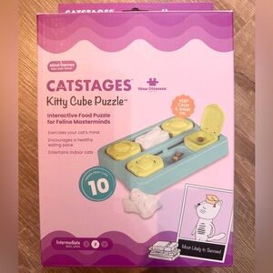 CatStages Kitty Cube Puzzle Interactive Cat Puzzle